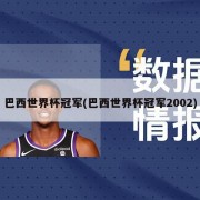 巴西世界杯冠军(巴西世界杯冠军2002)