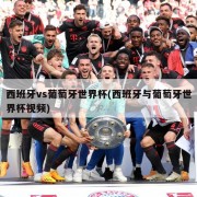 西班牙vs葡萄牙世界杯(西班牙与葡萄牙世界杯视频)